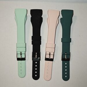 4 Assorted Fitbit Charge 4/Charge 3/Charge 4 SE/Charge 3 SE Silicone Bands